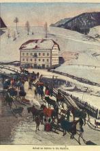 La slites rua sun plaza de Dosses dan Maciaconi ntëur l 1900 (inzijion da culëures) 