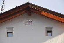 1666 Dertureda L'Ann 1991 - Inscription on the Junerëi house