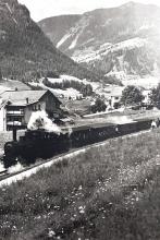 Grödner Bahn at Uridlhof (St. Ulrich), 1960